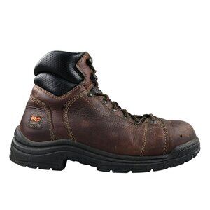 Timberland Men's Size 8M Boondock Ultralight CSA 6" Brown Comp Toe Work Boots